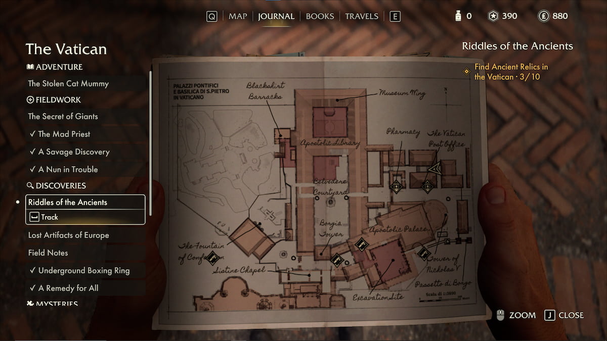 All riddle of the ancient artifact locations in Indiana Jones