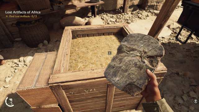Holding a Stelae ready for delivery