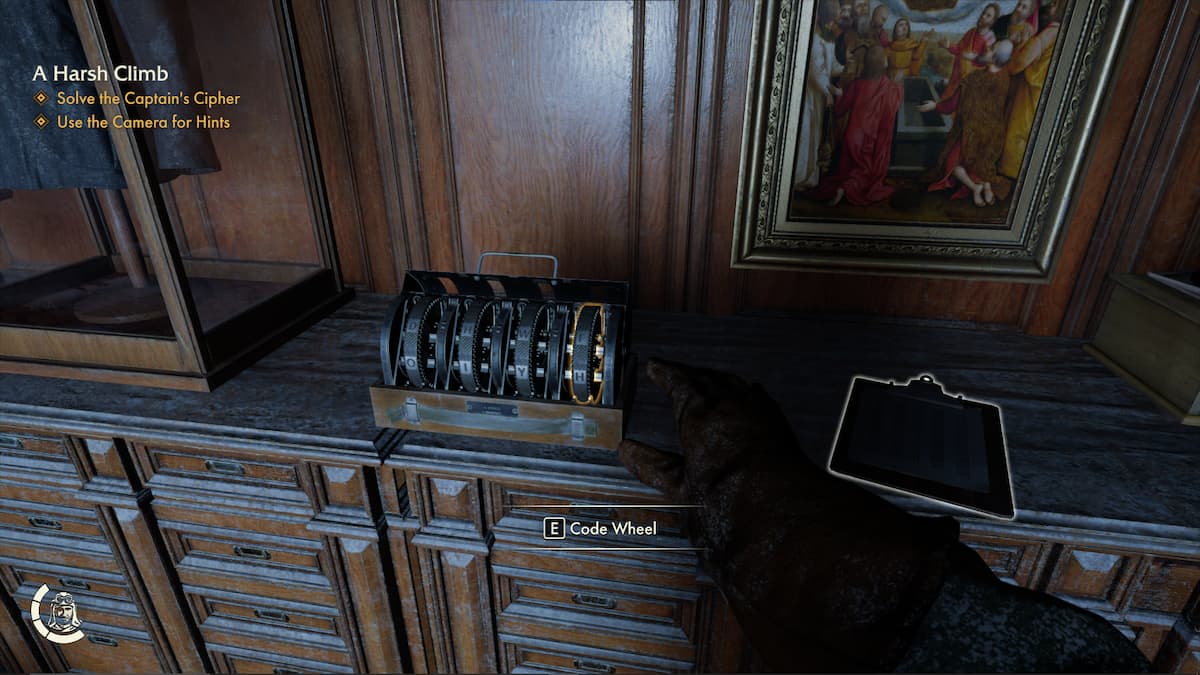 Completing Cipher Machine wheel