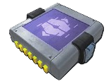 The Heavy Weight Module, a grey square with a purple square on top of it and a Pal Sphere icon in Palworld