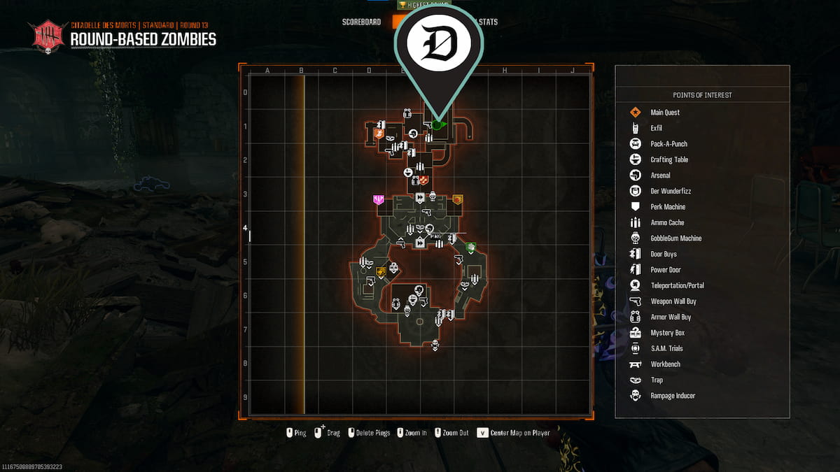 Knights location in Black Ops 6 Zombies map