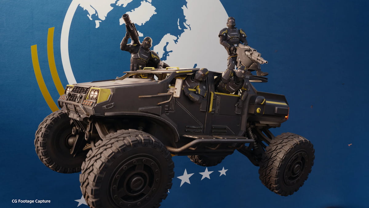 Fast Recon Vehicle in Helldviers 2