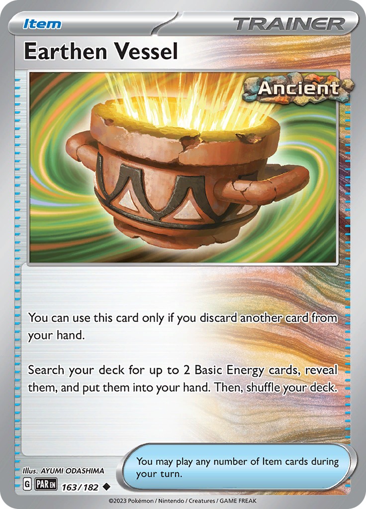 Earthen Vessel Pokémon card.