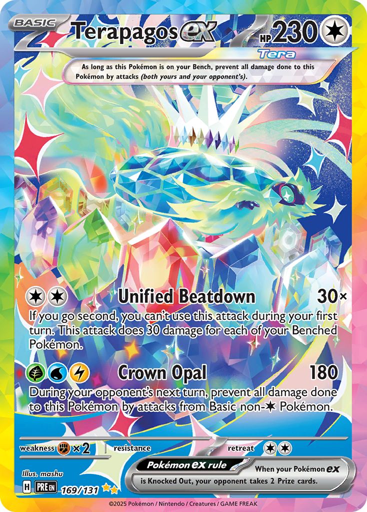 Terapagos ex Pokémon card.