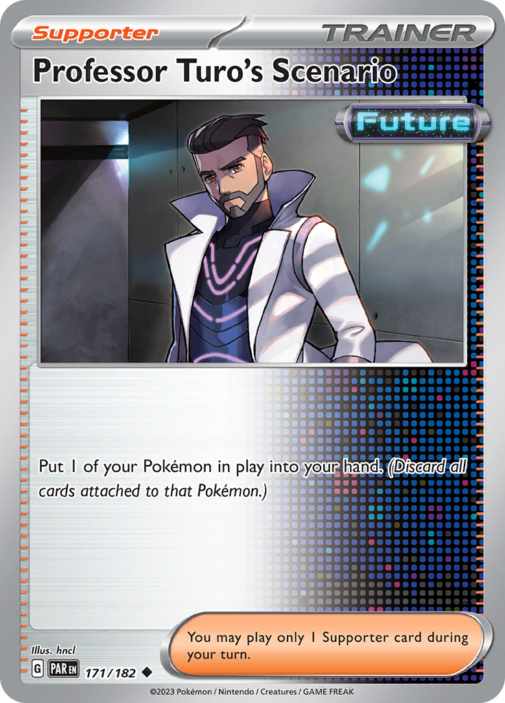 Professor Turo's Scenario Pokémon card.