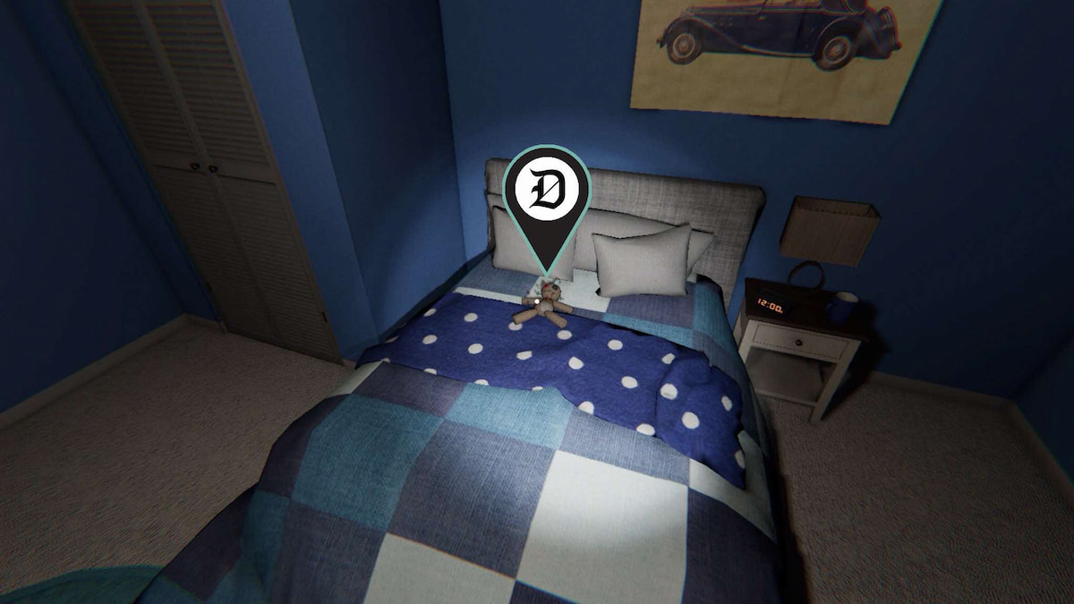 Voodoo Doll at 42 Edgefield Road marked in Phasmophobia.