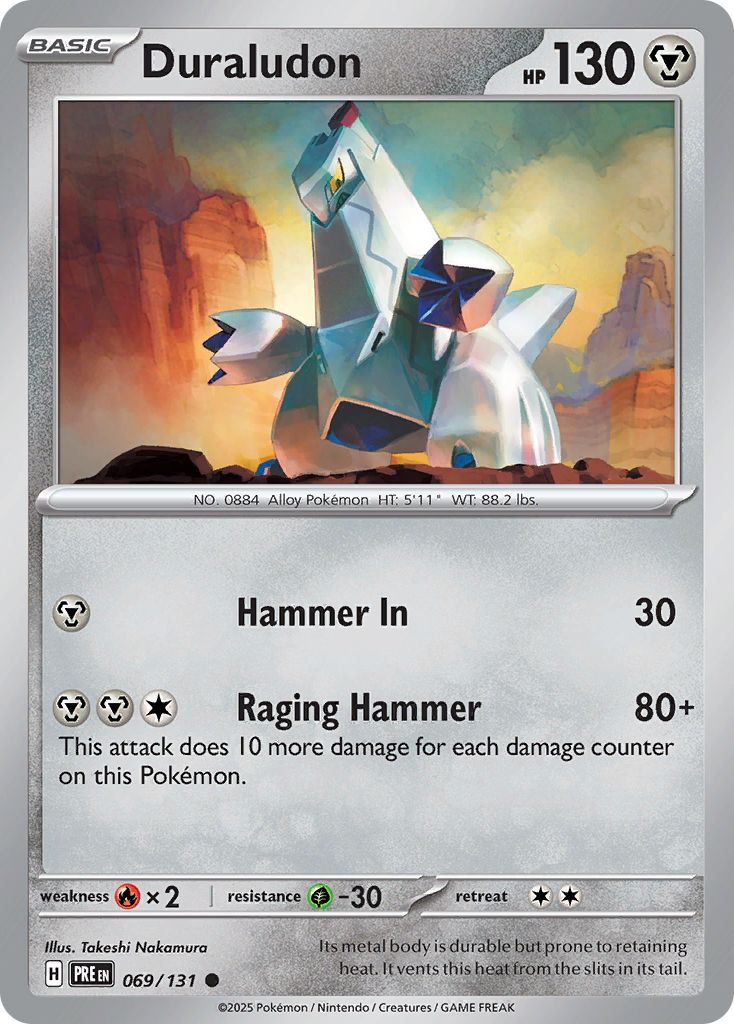 Duraludon Pokémon card.