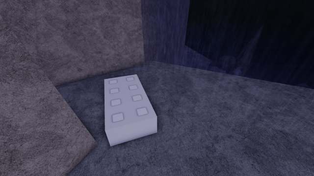 Picture showing the white brick in Roslit in Fisch.