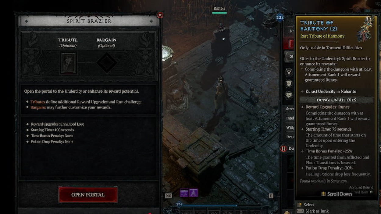 Image showing a Tribute in Diablo 4.