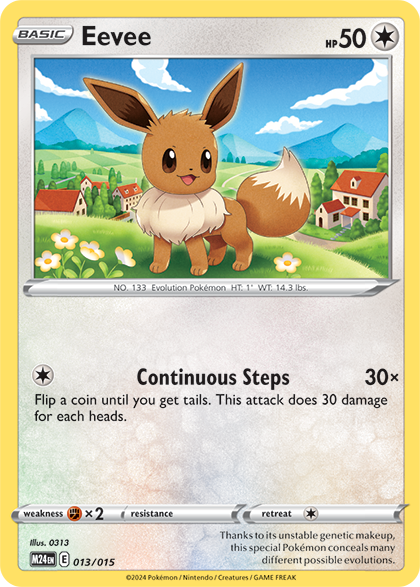 Eevee from the 2025 McDonalds set