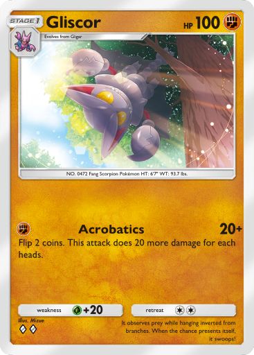 Gliscor from Space-Time Smackdown in Pokemon TCG Pocket