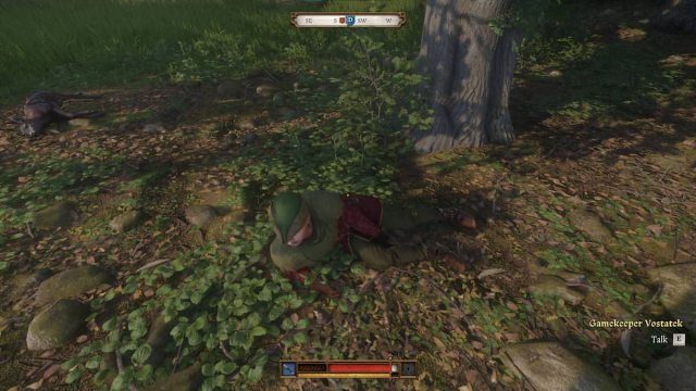 Helping Vostatek stand