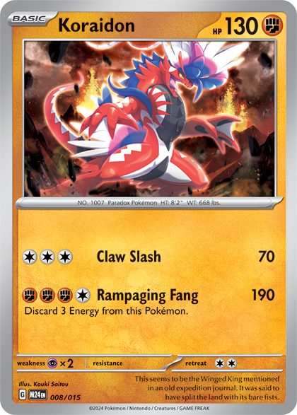 Koraidon from the 2025 McDonalds set