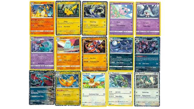 A setlist for the 2025 McDonalds Pokemon set showing all available cards.