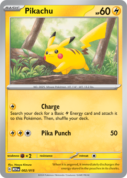 Pikachu from the 2025 McDonalds set