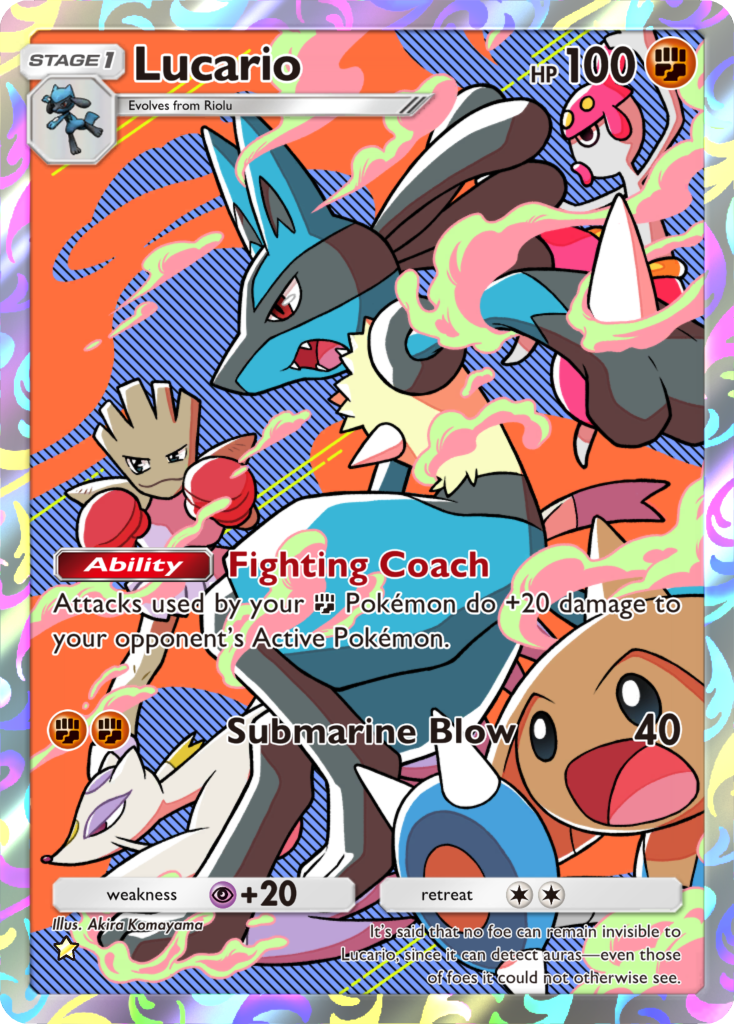 Lucario from Space-Time Smackdown in Pokemon TCG Pocket.