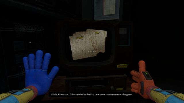 Eddie Ritterman on The Doctor tape saying "this isn't the first time we've made someone disappear"