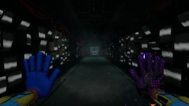 The hall filled with monitors in Poppy Playtime chapter 4