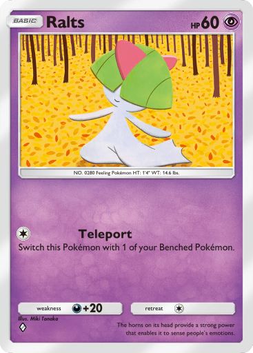 Ralts from Space-Time Smackdown in Pokemon TCG Pocket