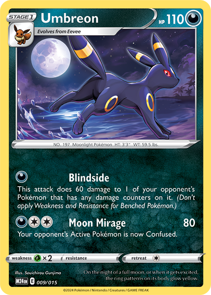 Umbreon from the 2025 McDonalds set