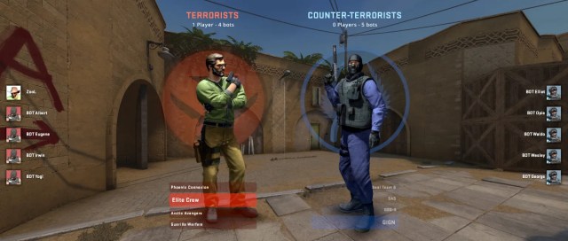 Two characters in cs2