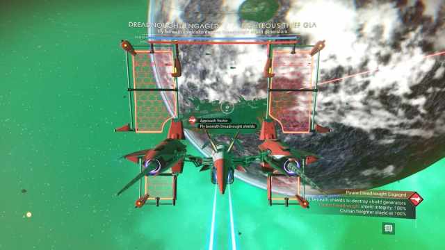 Pirate Dreadnought in No Man's Sky