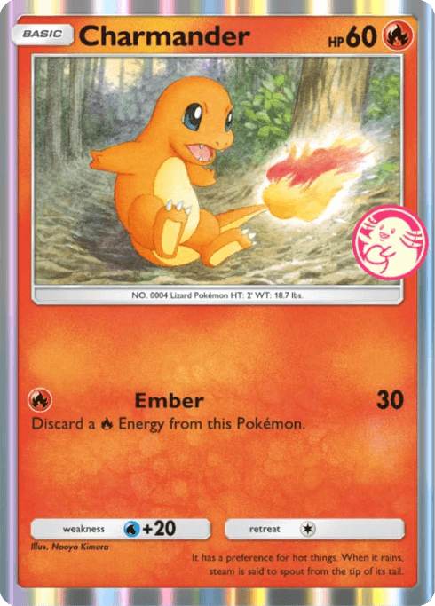 Charmander Pokémon TCG Pocket card.