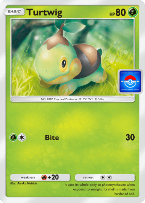 Turtwig Pokémon TCG Pocket card.