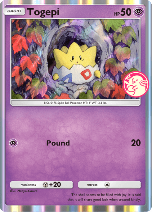 Togepi Pokémon TCG Pocket card.