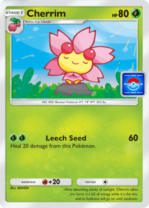 Cherrim Pokémon TCG Pocket card.