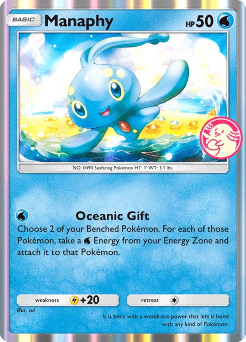 Manaphy Pokémon TCG Pocket card.