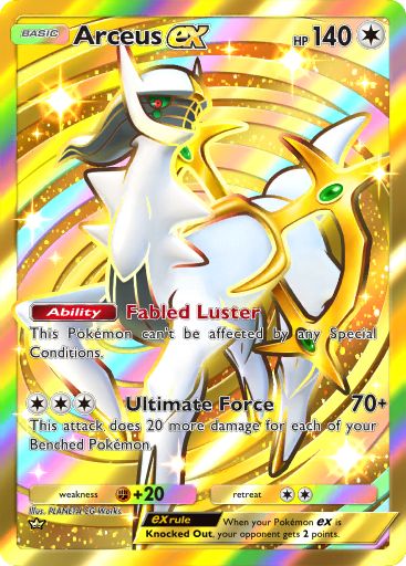 Arceus from Triumphant Light in Pokemon TCG Pocket