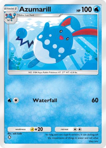 Azumarill from Triumphant Light in Pokemon TCG Pocket
