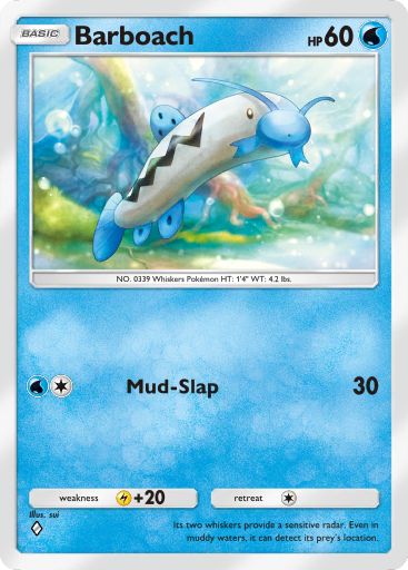 Barboach from Triumphant Light in Pokemon TCG Pocket
