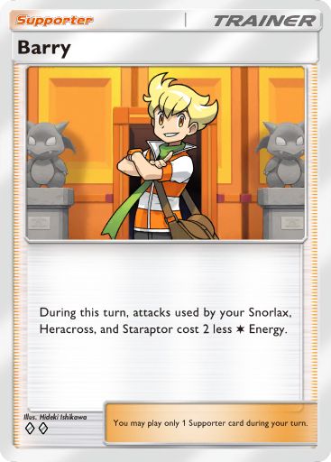 Barry from Triumphant Light in Pokemon TCG Pocket