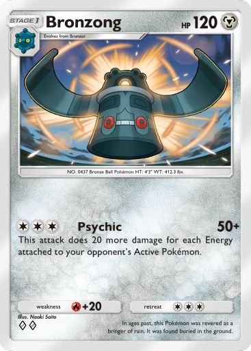 Bronzong from Triumphant Light in Pokemon TCG Pocket