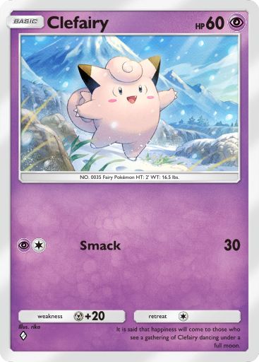 Clefairy from Triumphant Light in Pokemon TCG Pocket