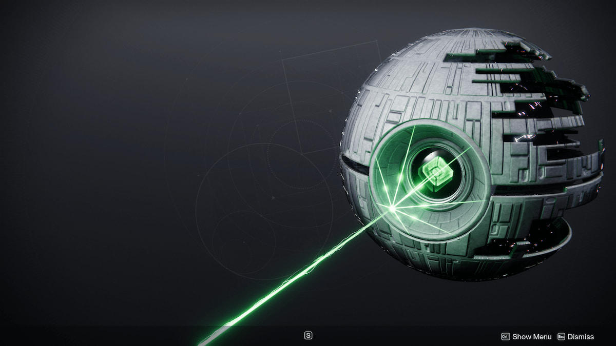 The DS-2 Ghost Shell, inspired by the Death Star in Star Wars
