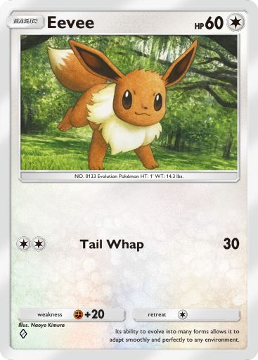 Eevee from Triumphant Light in Pokemon TCG Pocket