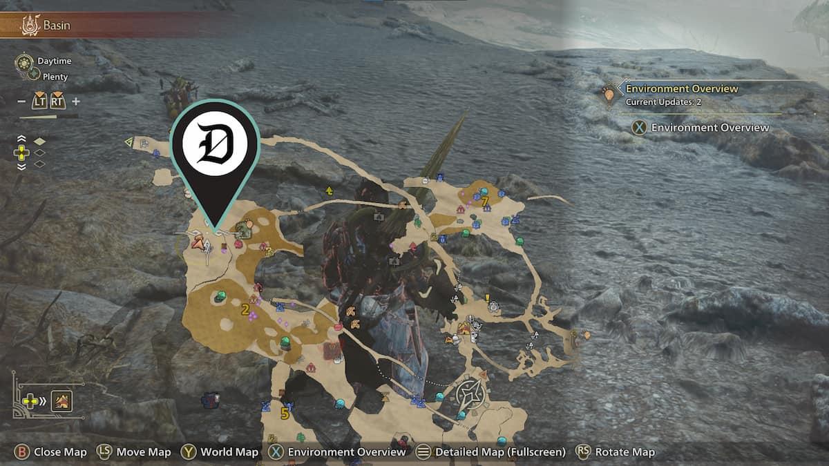 Ember Rufflizard location in Monster Hunter Wilds
