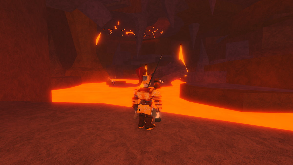 Picture showing the place to fish in Volcanic Vents in Fisch.