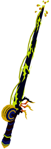 Picture showing the Volcanic Rod in Fisch. 