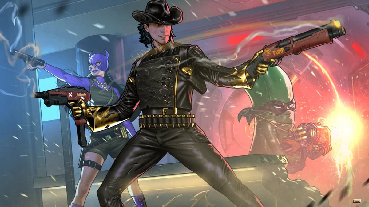 A cowboy style for the Outlaw Midas skin in Fortnite.
