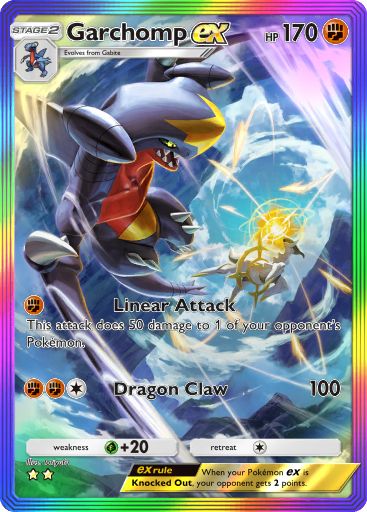 Garchomp from Triumphant Light in Pokemon TCG Pocket