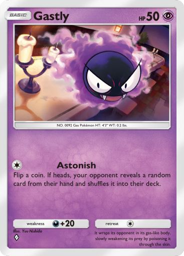 Gastly from Triumphant Light in Pokemon TCG Pocket