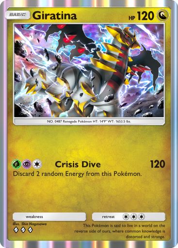 Giratina from Triumphant Light in Pokemon TCG Pocket