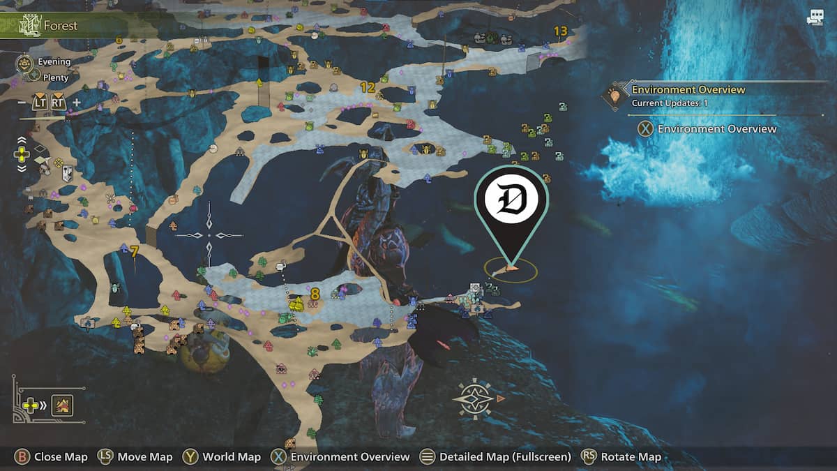 Goldenfish location in Monster Hunter Wilds