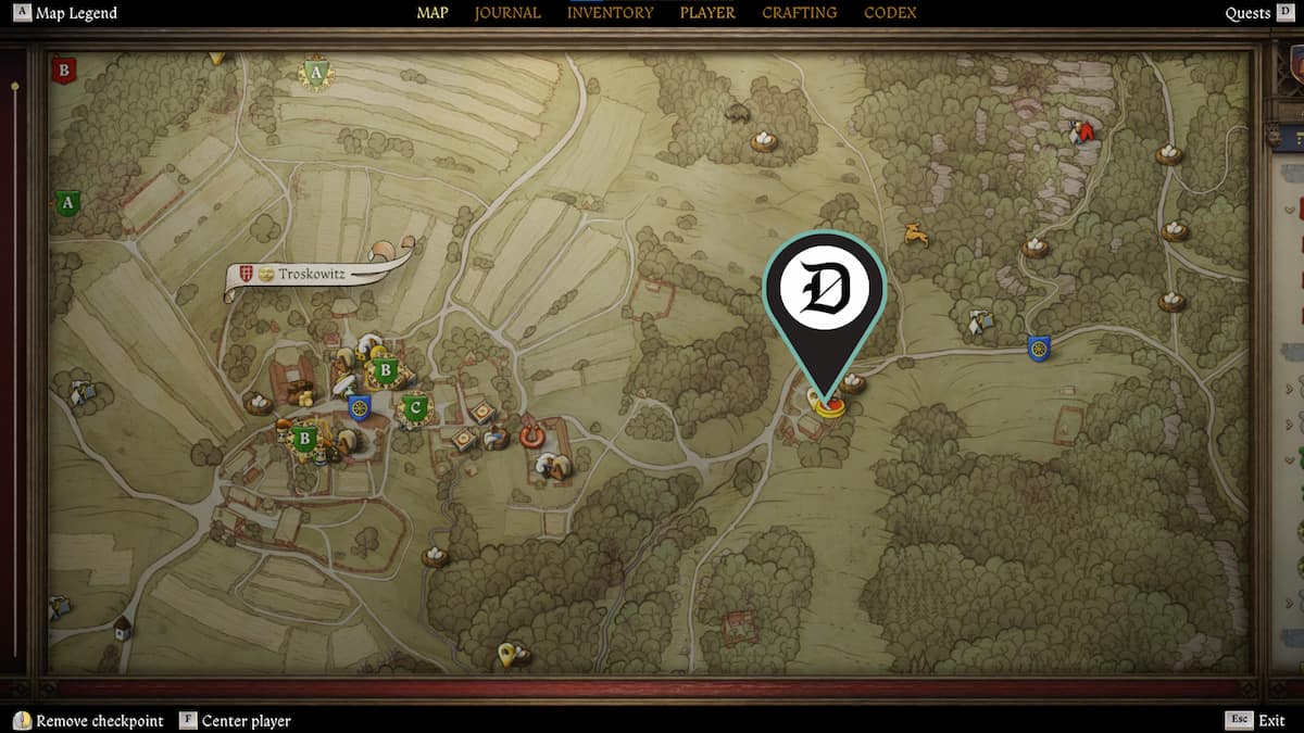 Gravedigger location in Kingdom Come 2