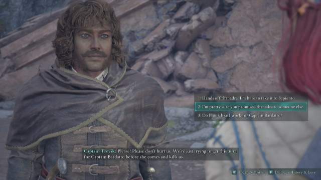 Helping Captain Trevik in Avowed