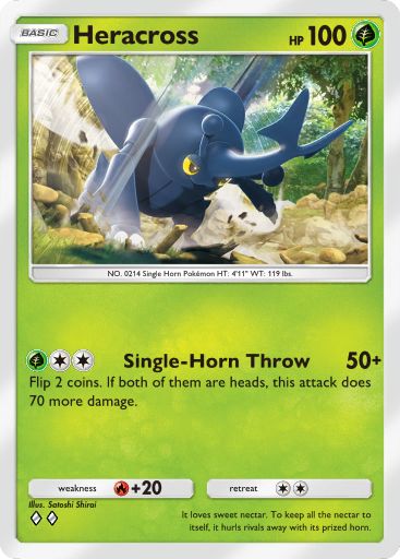 Heracross from Triumphant Light in Pokemon TCG Pocket